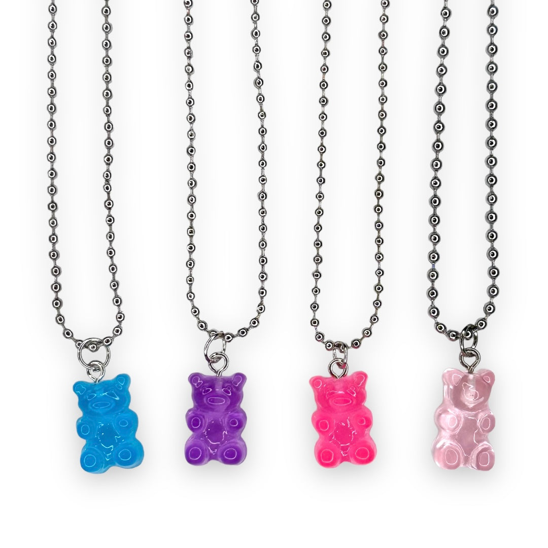 Signature Jelly Bear Necklace