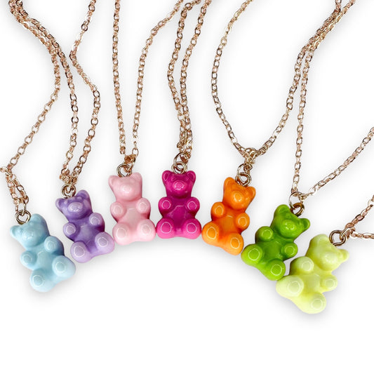 Cutiepie Collier Ours Plaqué Or 